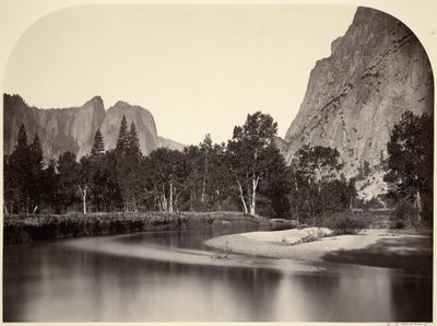 Vista dal Camp Grove, Yosemite da Carleton E. Watkins